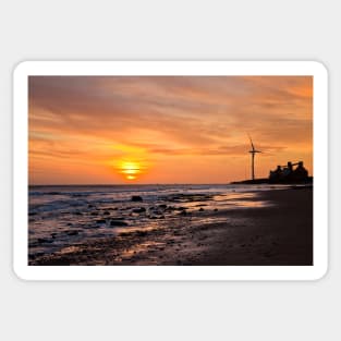 Northumbrian sunrise Sticker